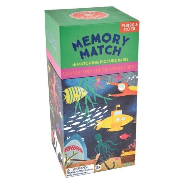 Floss Rock Hafıza ve Eşleştirme Kartları-Deep Sea