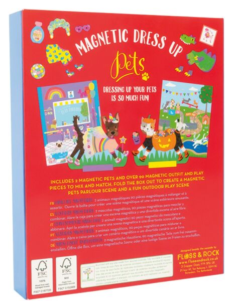 Floss Rock Mıknatıslı Giydirme Seti Pets