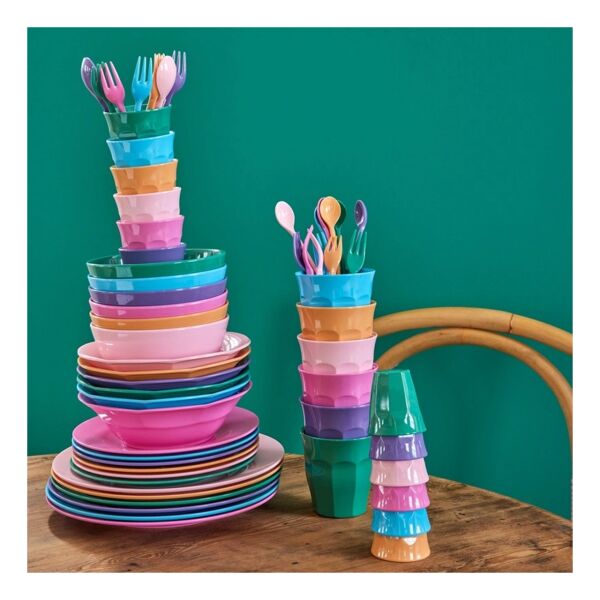 Melamine Küçük Bardak  Çok Renkli  6 lı Paket