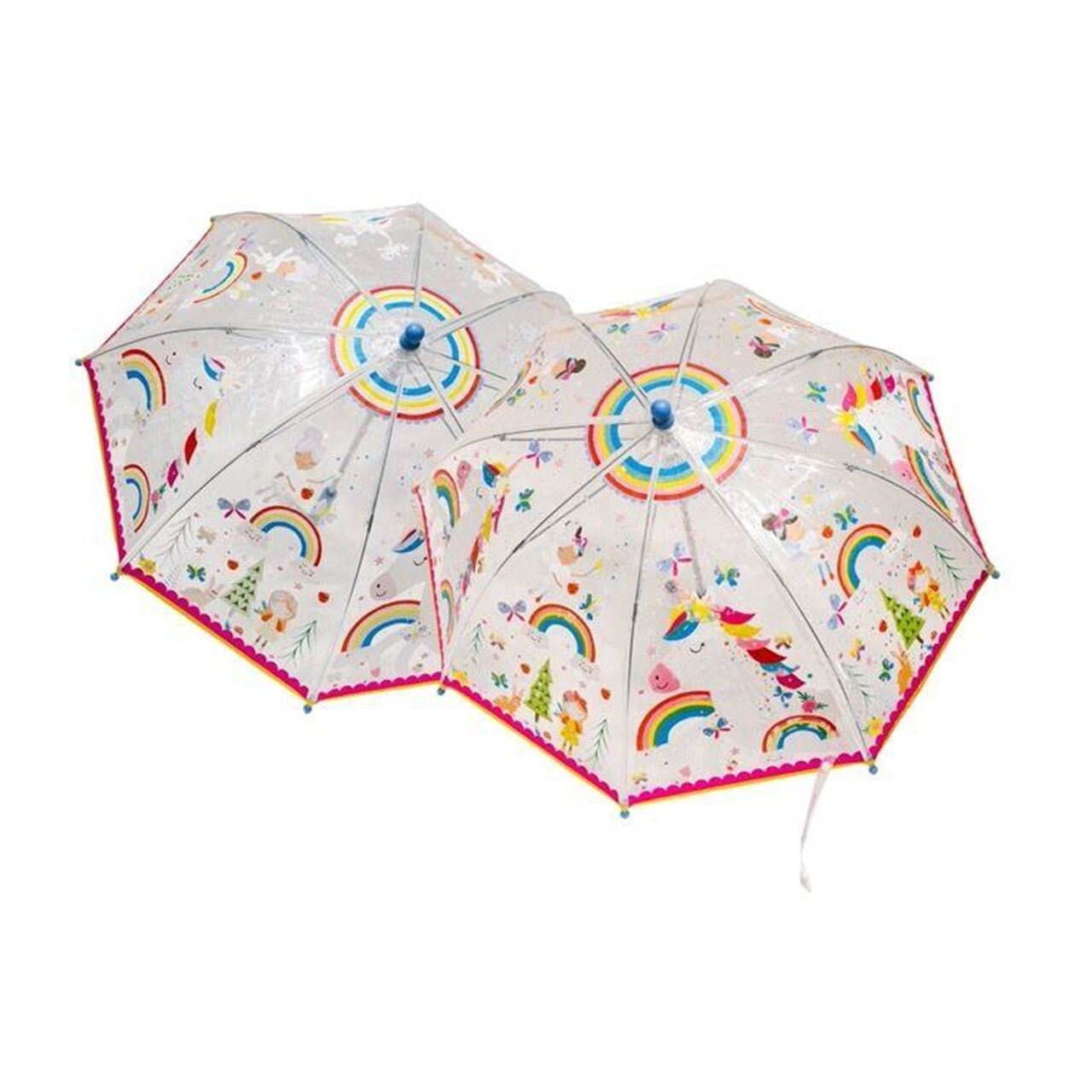 Floss Rock Renk Değiştiren Şeffaf Şemsiye - Rainbo
