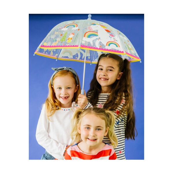 Floss Rock Renk Değiştiren Şeffaf Şemsiye - Rainbo