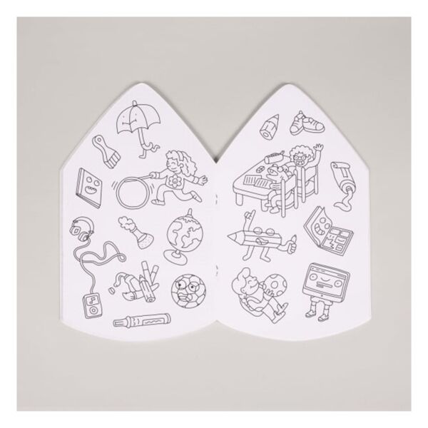 Omy Etiketli Şekilli Defter - Crayon