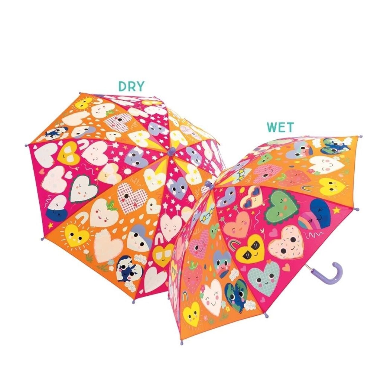 Floss Rock Renk Değiştiren Şemsiye - Hearts