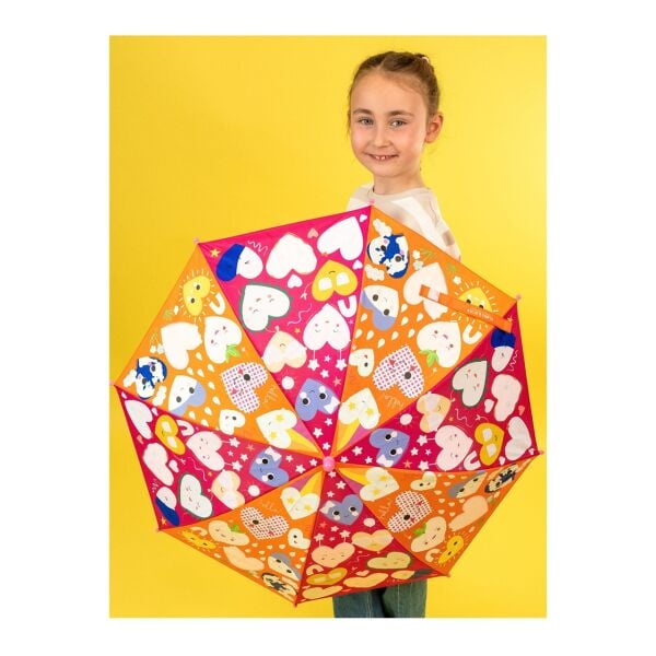 Floss Rock Renk Değiştiren Şemsiye - Hearts