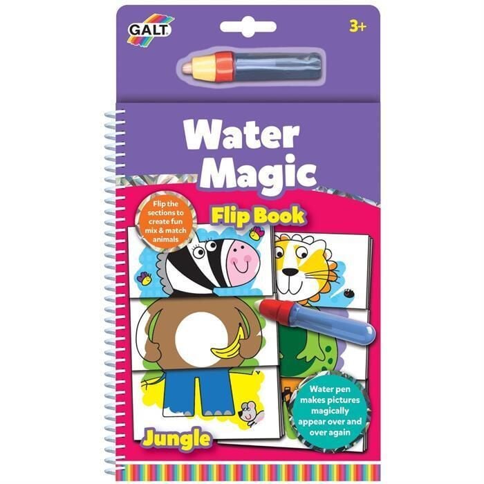 Water Magic Sihirli Kitap Flip Book Jungle 3 Yaş+