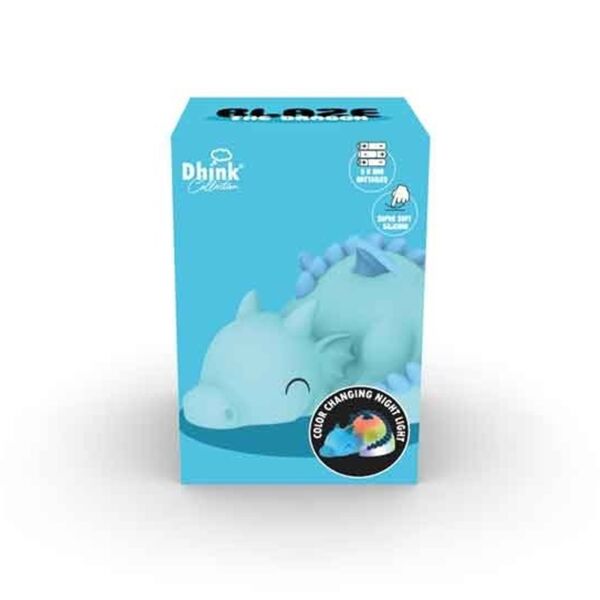 Dhink Silikon Gece Lambası Dragon Mavi