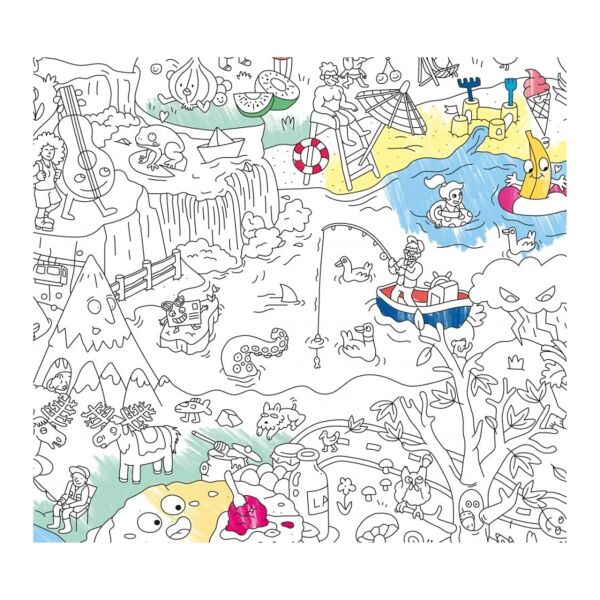 Omy Boyama Posteri - 4 Seasons + Planting Pencil