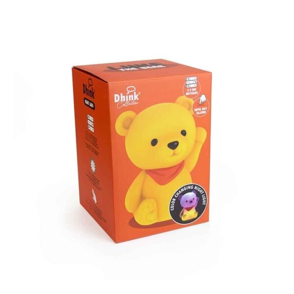 Dhink Silikon Gece Lambası Ayıcık Sarı