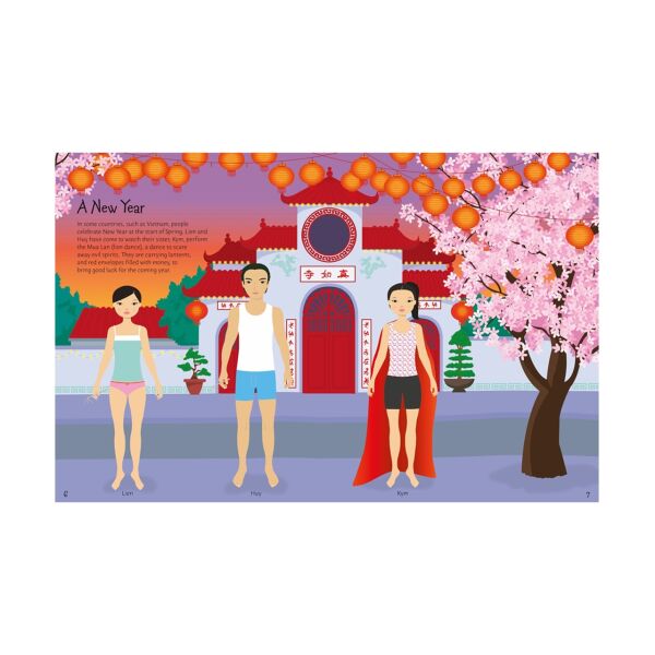 Sticker Dolly Dressing - Costumes Around The World