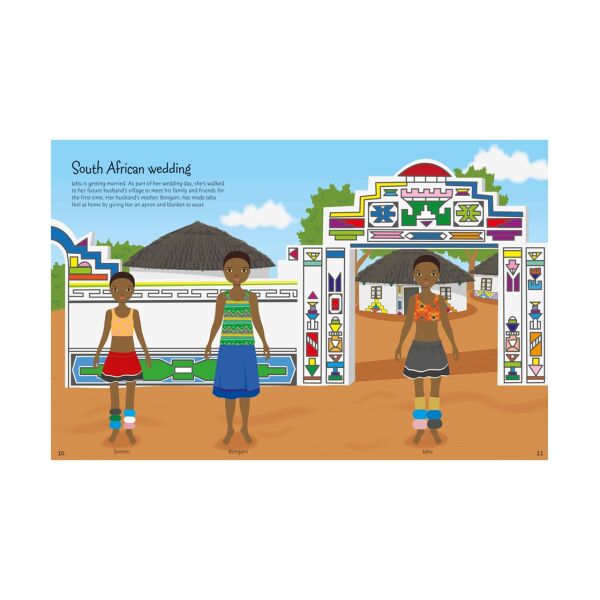 Sticker Dolly Dressing - Costumes Around The World