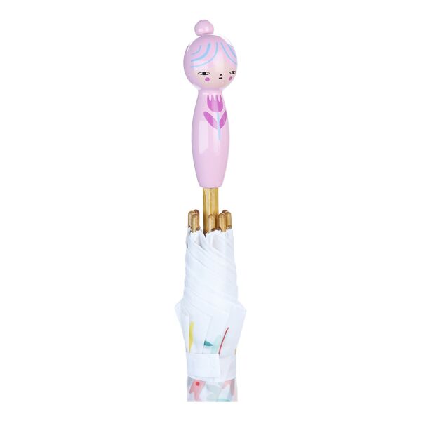 Vilac - Ahşap Şemsiye - Pembe Çiçekler