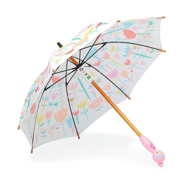 Vilac - Ahşap Şemsiye - Pembe Çiçekler