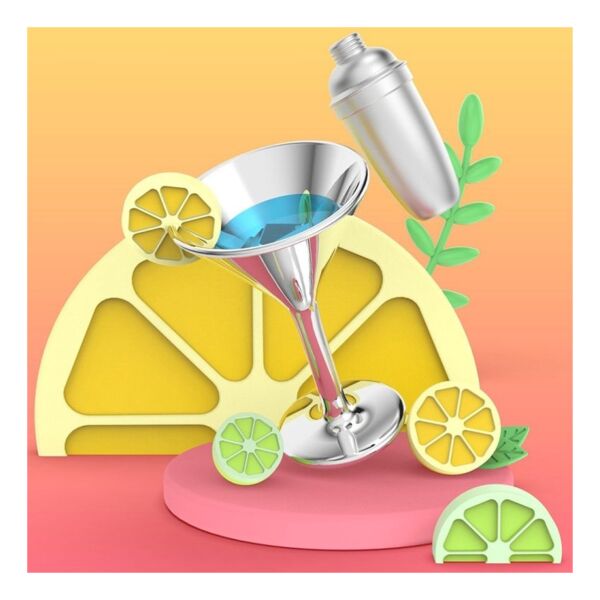 Metalmorphose Kokteyl Anahtarlık