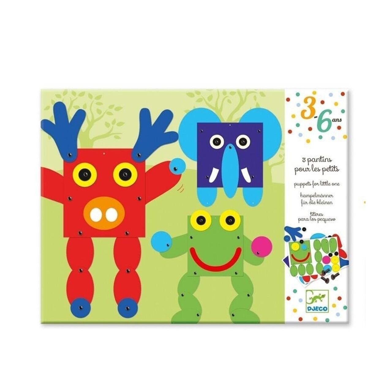 Djeco Kağıt Oyuncaklar/Jumping Jacks For Little On