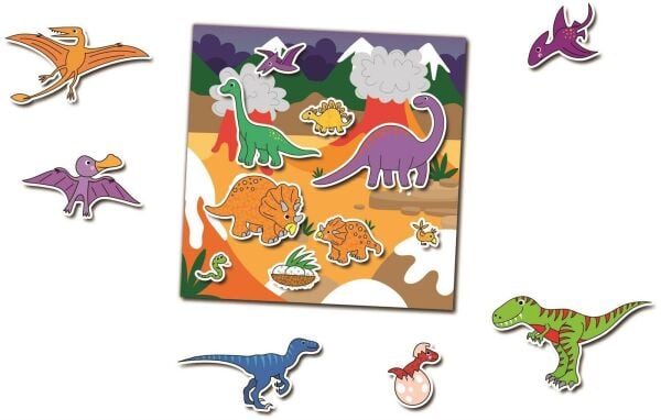 Galt Reusable Sticker Book -Dinosaurs 3 Yaş+