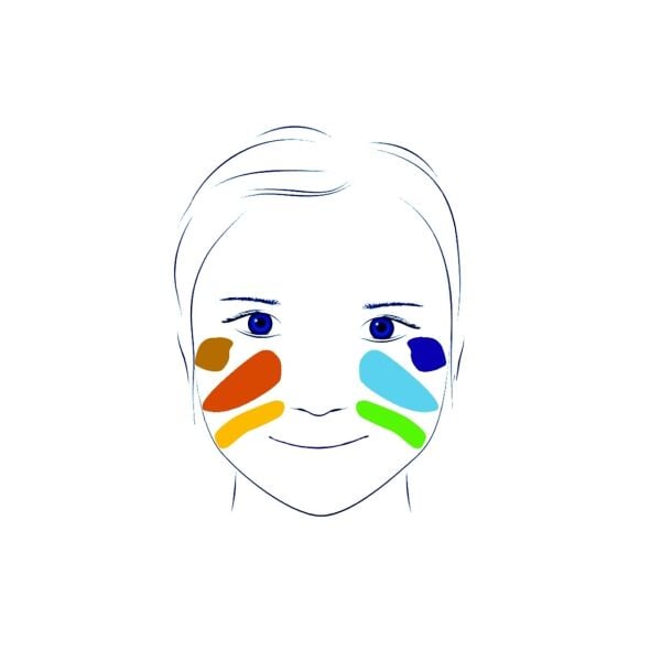 Djeco 6 Renkli Yüz Boyası / Nature