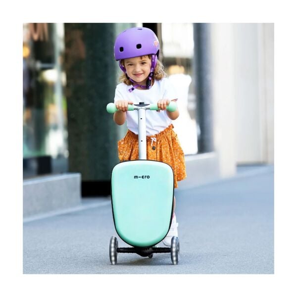 Micro Ride On Luggage Bagaj Çantalı Scooter - Mint