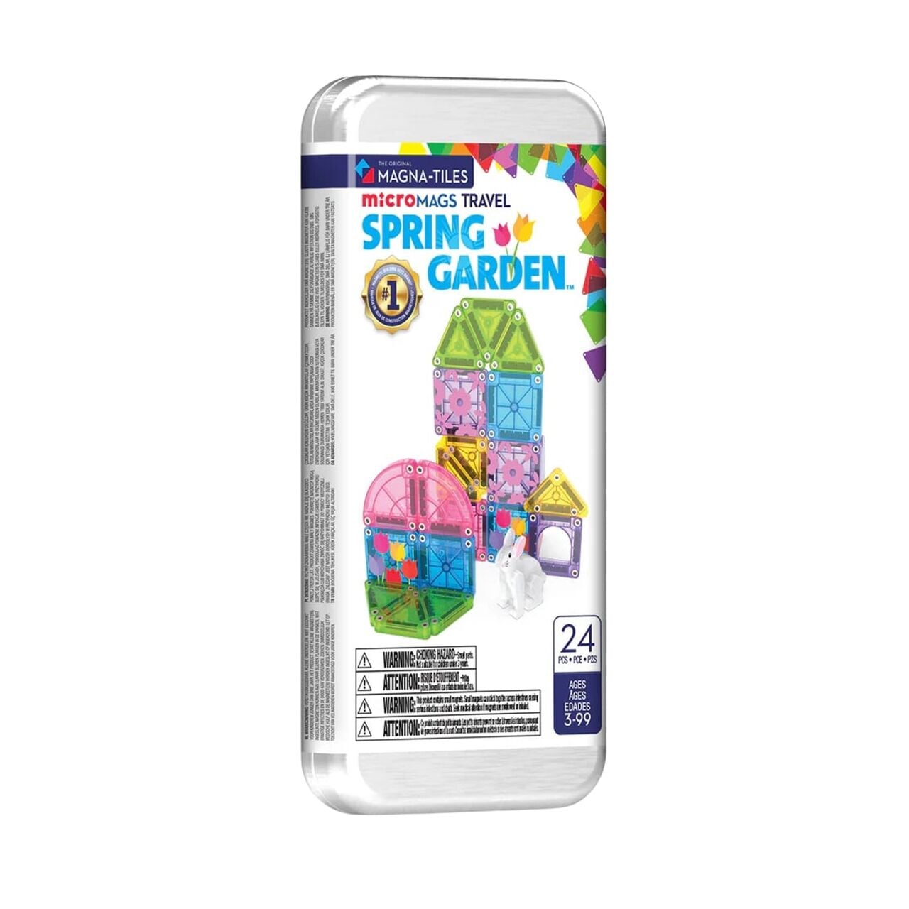 Magna Tiles Bahar Bahçe Seti Manyetik- 24 Parça