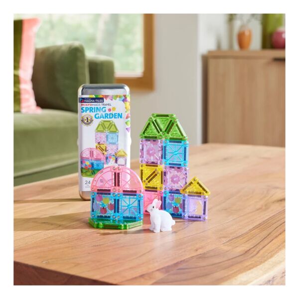 Magna Tiles Bahar Bahçe Seti Manyetik- 24 Parça