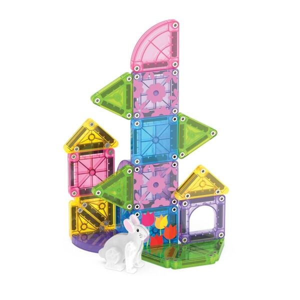 Magna Tiles Bahar Bahçe Seti Manyetik- 24 Parça