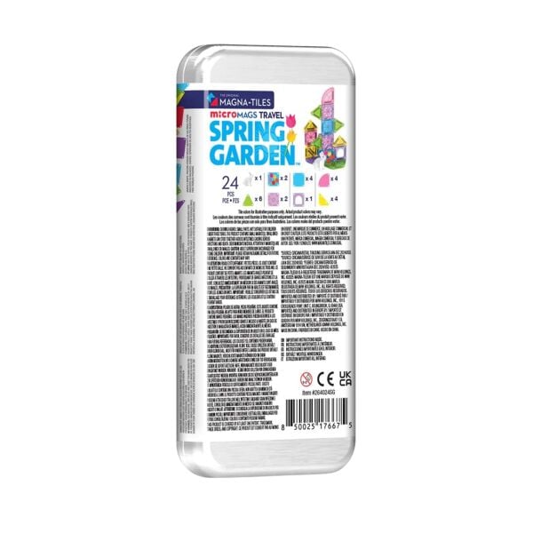 Magna Tiles Bahar Bahçe Seti Manyetik- 24 Parça