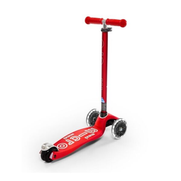 Maxi Micro Deluxe Led Scooter -  Red