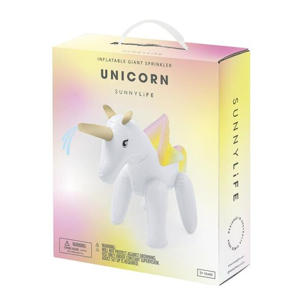 Sunny Life Inflatable Giant Sprinkler - Unicorn