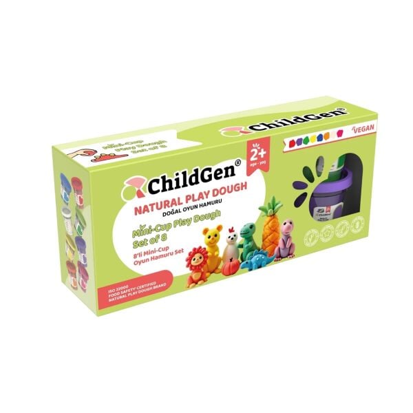 Childgen Oyun Hamuru Minicup 8li Set