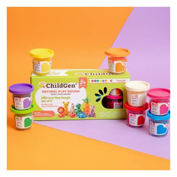 Childgen Oyun Hamuru Minicup 8li Set