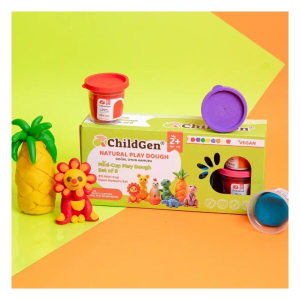 Childgen Oyun Hamuru Minicup 8li Set