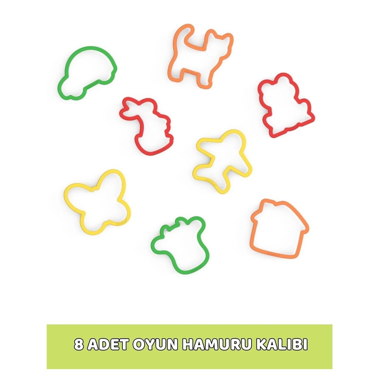 Childgen Oyun Hamuru Kalıbı 8li