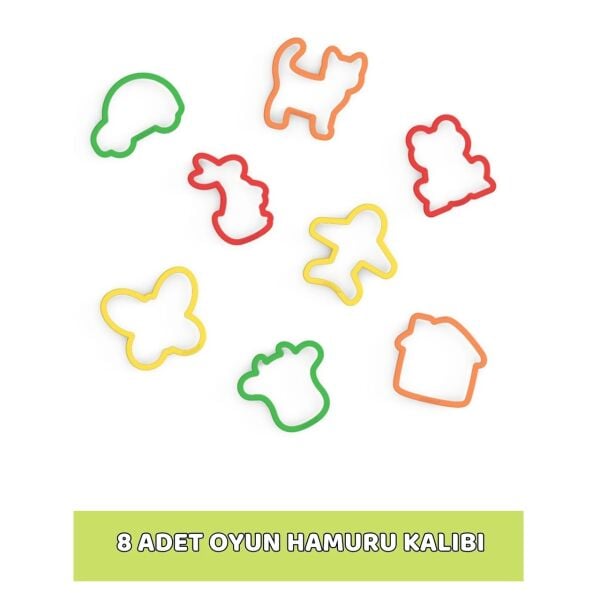Childgen Oyun Hamuru Kalıbı 8li
