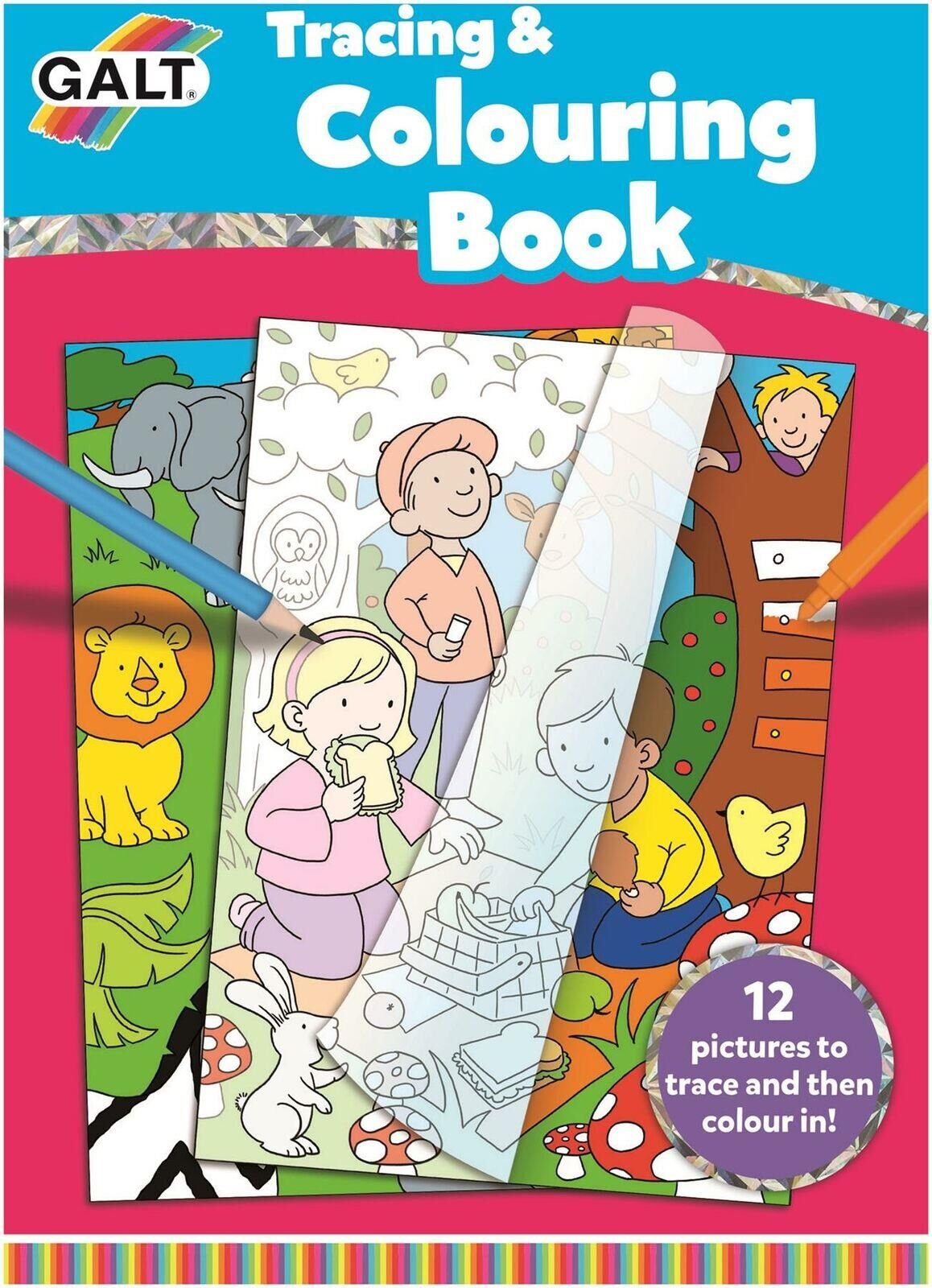 Galt Tracing & Colouring Book 5 Yaş+