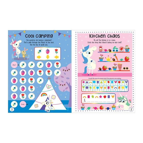 Balloon Stickers Unicorns Activity Book