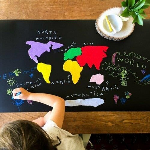 Jaq Jaq Bird Karalama Matı (Siyah) - Renkli Tozsuz