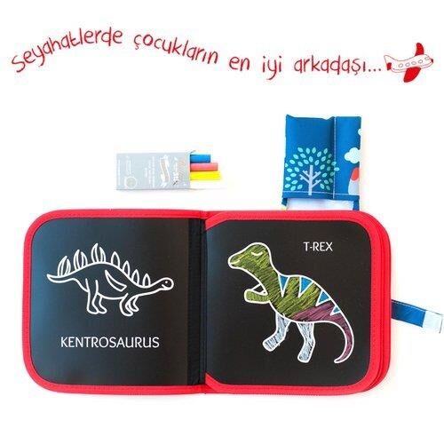 Jaq Jaq Bird Boyama Kitabı - Dinozor