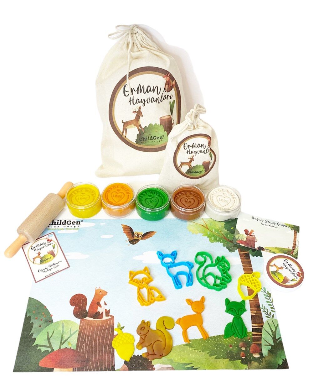 Childgen Woodland Konsept Set