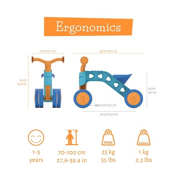 Itsibitsi - Bin Sür - Denge - Mavi/Turuncu
