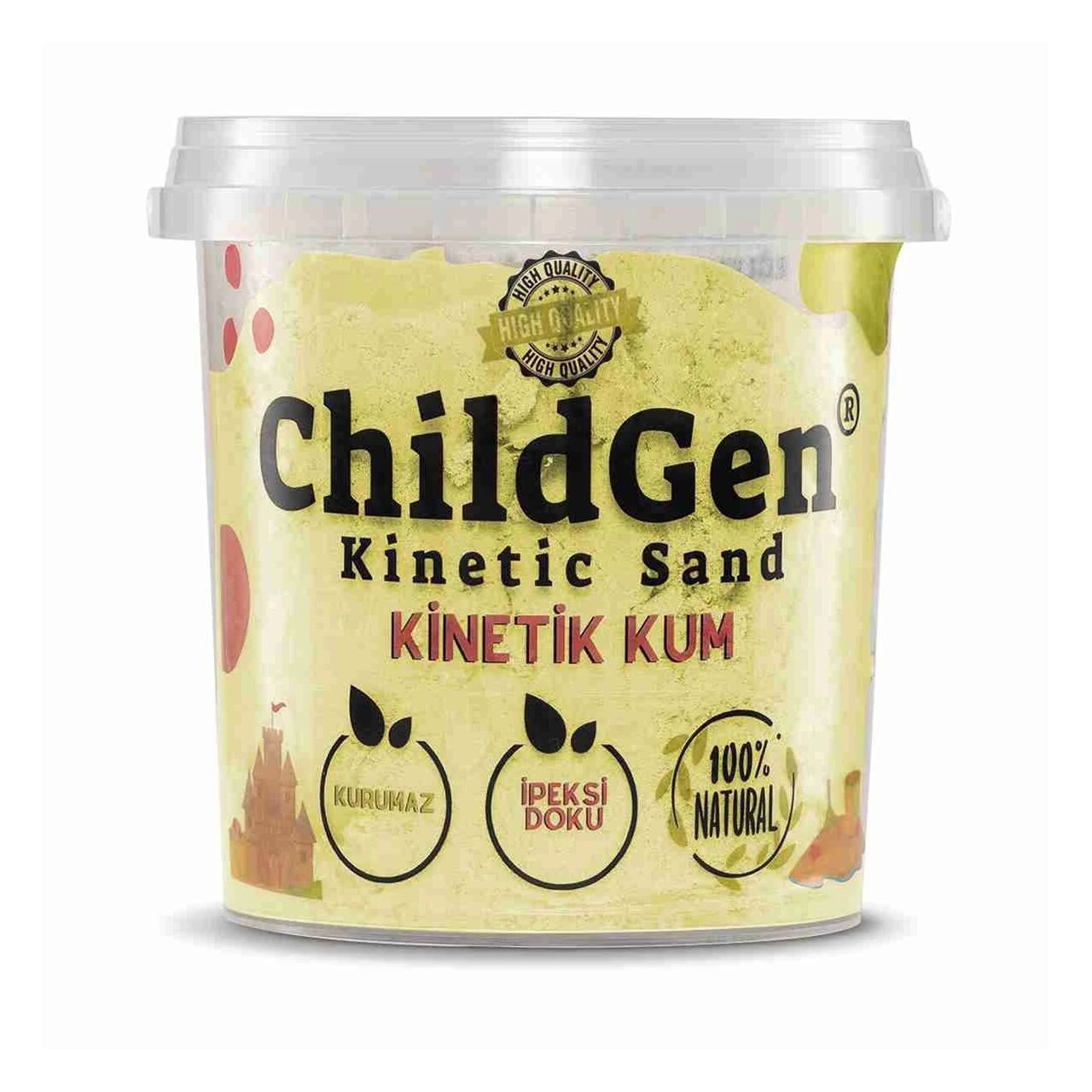 Kinetik Kum 500 gr Sarı