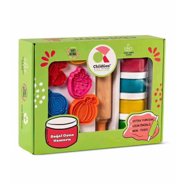 Oyun Hamuru Premium Set-Meyveler ve Sebzeler