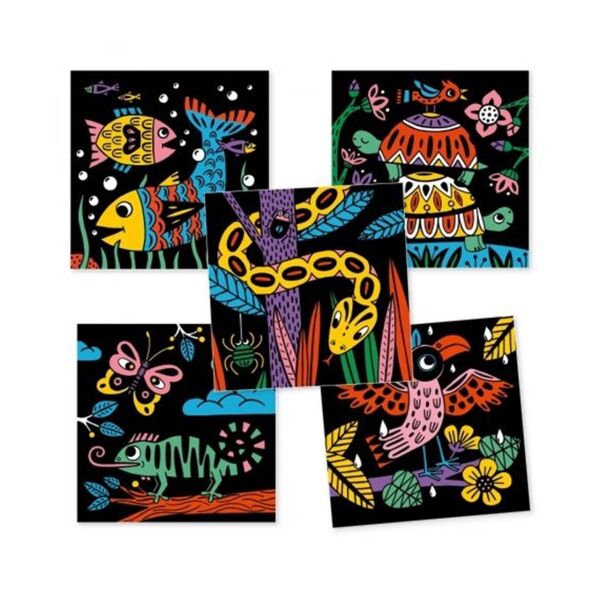 Djeco Velvet Colouring - Creepy Crawlies