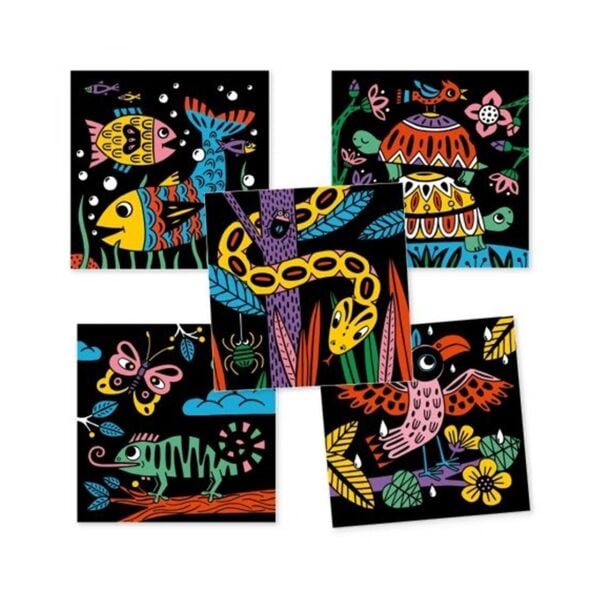 Djeco Velvet Colouring - Creepy Crawlies
