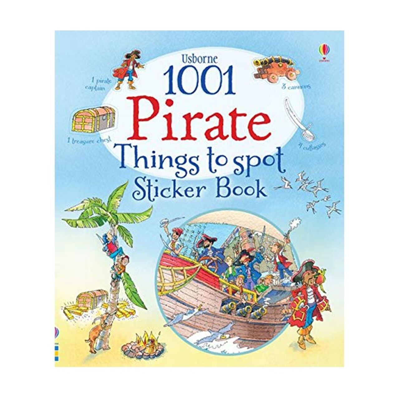 1001 Pirate Things To Spot Sticker Book