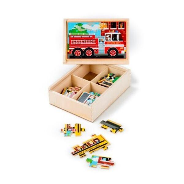 Ahşap 12x4 Yapboz Seti - Araçlar