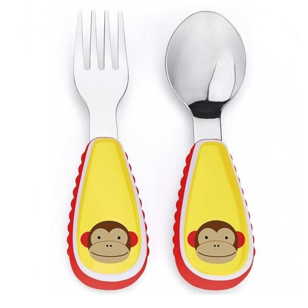 Skip Hop Çatal Kaşık Seti - Maymun