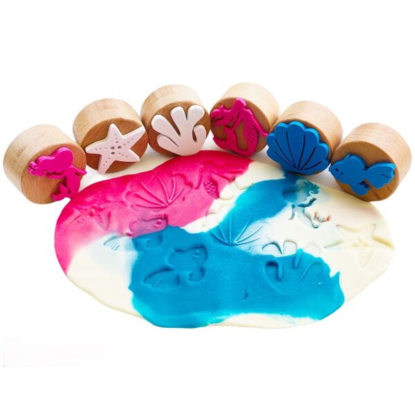 Childgen Ahşap Damga Set - Denizkızı