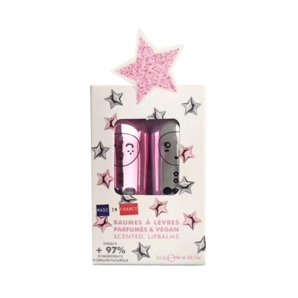 Inuwet  2li Lip Balms - Stars Silver Pink