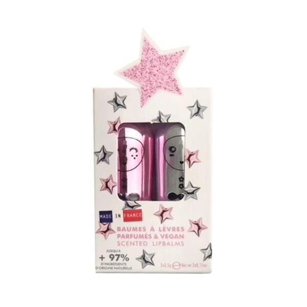 Inuwet  2li Lip Balms - Stars Silver Pink