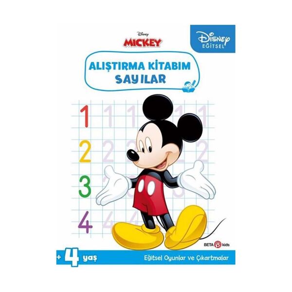 Disney Eğitsel Çıkartmalı Mickey Alıştırma Kitabım