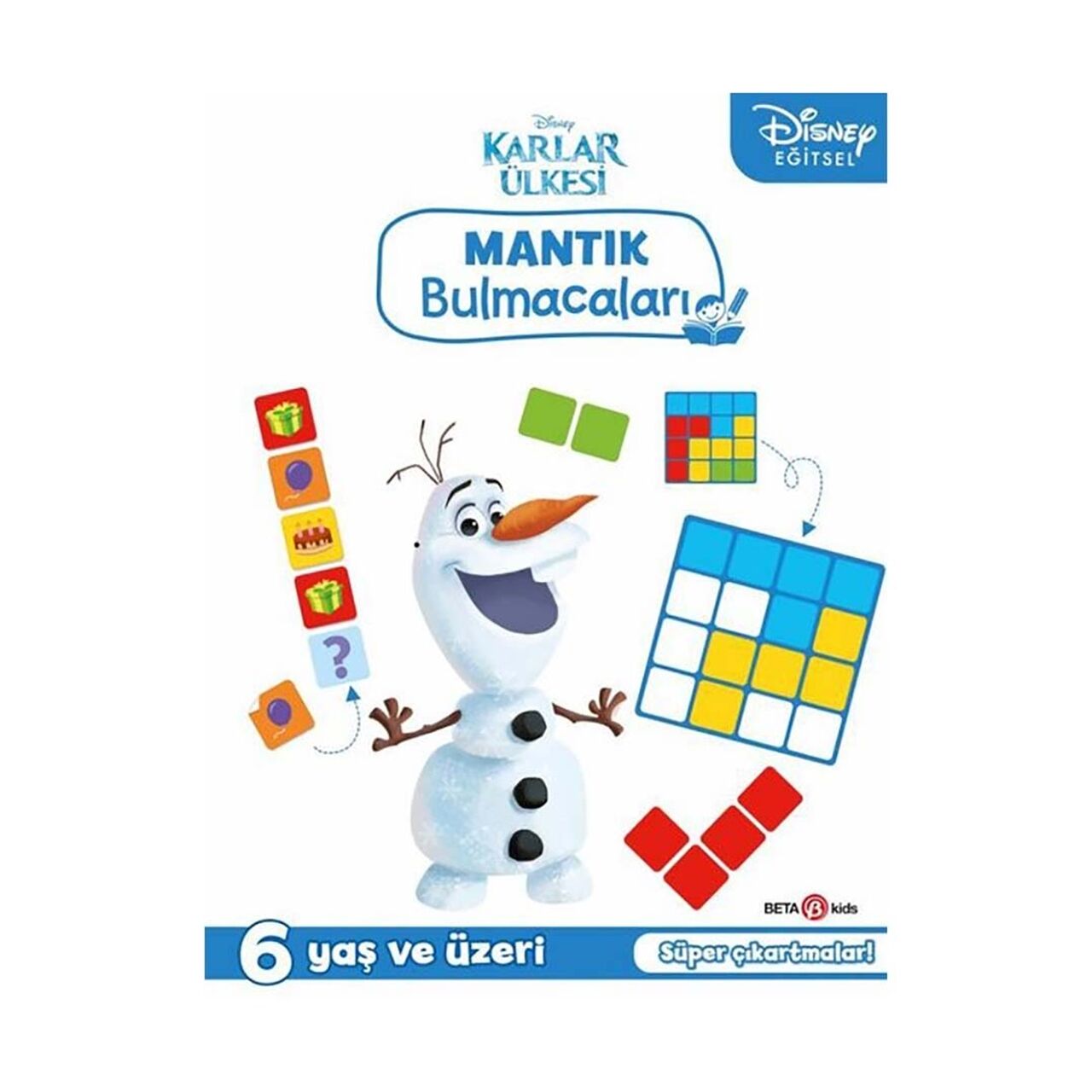 Disney Eğitsel Karlar Ülkesi Çıkartmalı Mantık Bul